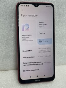 Б/у Мобільний телефон Xiaomi redmi 8 3/32gb 01-200996441