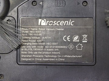 Б/в Робот-пилосос Proscenic neo 830t 01-201001884
