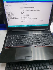 Б/у Ноутбук Fujitsu 15/core i7-10850h ddr4/32gb ddr4/ssd 512 gb/quadro t1000 4gb 01-201048958