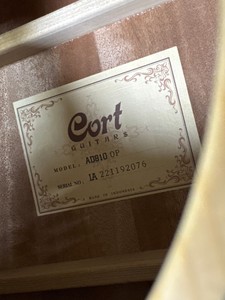 Б/в Акустична гітара Cort ad810 op 01-201091456