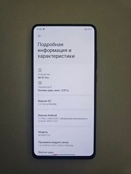 Б/в Мобільний телефон Xiaomi mi 9t pro 6/128gb 01-201104972
