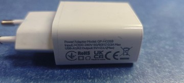 Б/в Мережевий зарядний пристрій Gelius gp-hc059 2 usb/2.4a 01-201127767