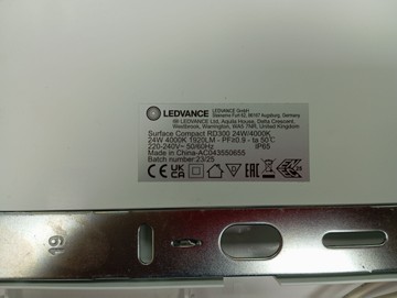 Б/в Світильник світлодіодний Ledvance surface compact rd300 24w/4000k 01-201140308