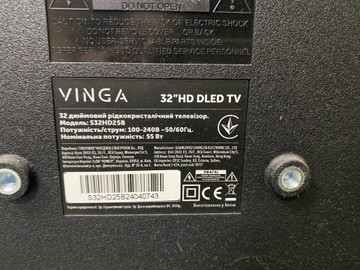 Б/в Телевізор Vinga s32hd25b 01-201158352