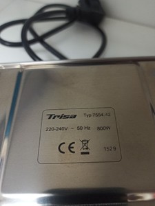 Б/в Гриль Trisa racletto sei 01-201162191