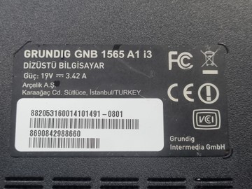 Б/в Ноутбук Grundic 15/core i3 3110m ddr3/4gb ddr3/hdd 500 gb/ssd *відсутній/*інтегрована; 01-201166235