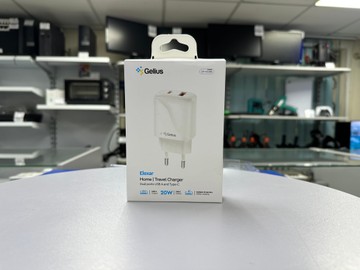 Б/в Мережевий зарядний пристрій Gelius gp-hc066 usb+type-c 20w 01-201179740