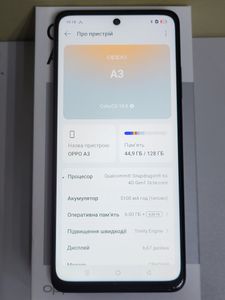 01-200591574: Oppo a3 4g 6/128gb