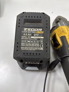 Б/у Угловая шлифмашина Zegor agp-21bl 1акб 4ah зп 01-200850708