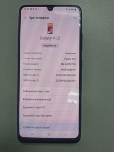 Б/у Мобильный телефон Samsung a325f galaxy a32 4/128gb 01-200873635
