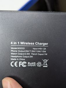 Б/в Бездротовий зарядний пристрій Xo wx033 9v 2a 01-200875065