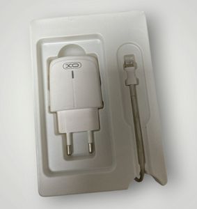 Б/в Мережевий зарядний пристрій Xo l114+ lightning 01-200889790