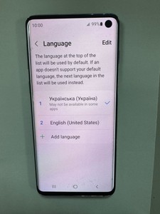 Б/в Мобільний телефон Samsung g973u1 galaxy s10 8/512gb 01-200941490
