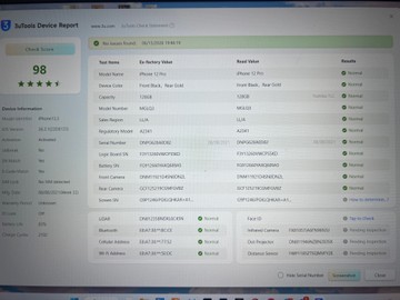 Б/в Мобільний телефон Apple iphone 12 pro 128gb 01-200930702