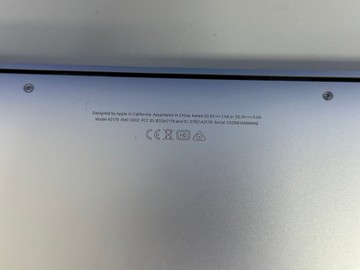 Б/в Ноутбук Apple macbook air 13" 2020 a2179 core i3 1,1ghz/ram8gb/ssd256gb/intel iris plus graphics 01-201031486