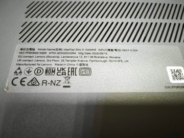 Б/в Ноутбук Lenovo 15/ryzen 5 7520u ddr5/16gb ddr5/hdd *відсутній/ssd 512 gb/*інтегрована 01-201035834