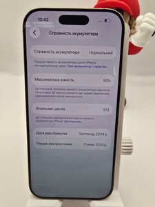 Б/в Мобільний телефон Apple iphone 16 pro 128gb 01-200998823