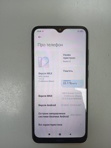 Б/в Мобільний телефон Xiaomi redmi 8 4/64gb 01-201098261