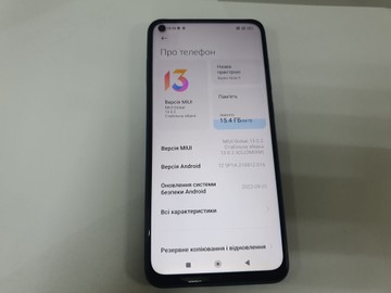 Б/в Мобільний телефон Xiaomi redmi note 9 3/64gb 01-201127984