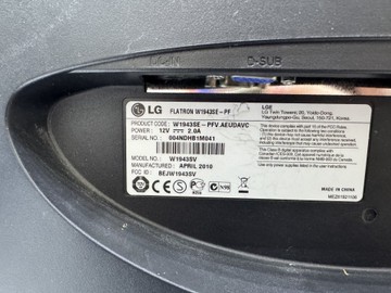 Б/в Монітор Lg flatron w1943s 01-201160800