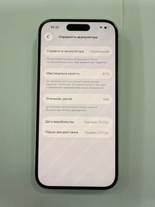 Б/у Мобільний телефон Apple iphone 15 128gb 01-201163516
