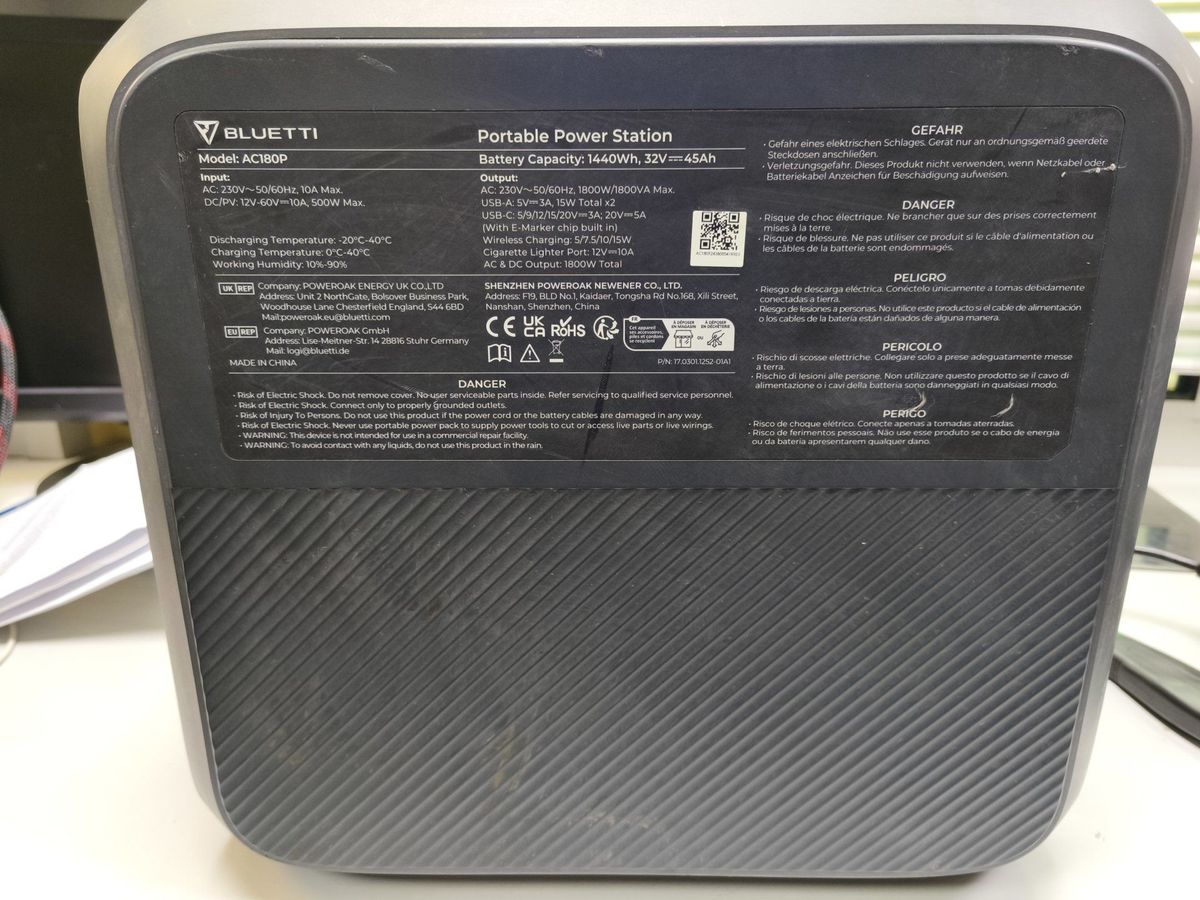Bluetti ac180p