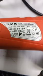 Б/в Полірувальна машина Yato yt-82200 01-200811458