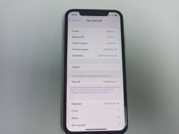 Б/в Мобільний телефон Apple iphone x 256gb 01-200812729