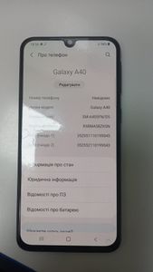 Б/у Мобильный телефон Samsung galaxy a40 2019 sm-a405 4/64gb 01-200819531