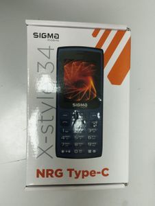 Б/в Мобільний телефон Sigma x-style 34 nrg type-c 01-200854092