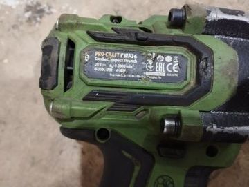 Б/в Гайковерт Procraft pwa36 кейс з 1 акб та зп 01-200866831
