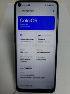 Б/у Мобильный телефон Oppo reno 5 lite 8/128gb 01-200870777