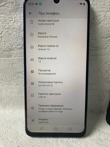 Б/в Мобільний телефон Realme note 50 4/128gb 01-200891004