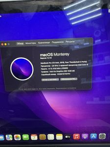 Б/в Ноутбук Apple macbook pro a1706 13,3" core i5 2,9ghz/ram8gb/ssd256gb/intel iris graphics 550 01-200893541