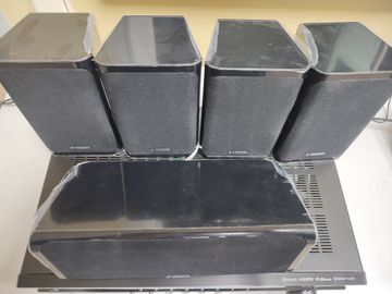 Б/у Домашний кинотеатр Yamaha av-ресівер yamaha rx-v385+сабуфер ns-sw050+4 колонки ns-b40+ns-c40 01-200905108