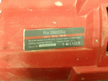 Б/в Перфоратор Vitals ra 2885sq 01-200918506