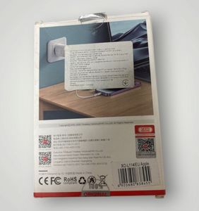 Б/в Мережевий зарядний пристрій Xo l114+ lightning 01-200889790