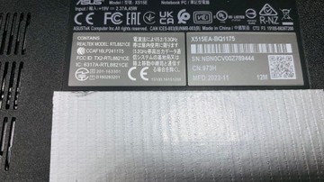 Б/в Ноутбук Asus 15/core i3-1115g4 ddr4/8gb ddr4/hdd *відсутній/ssd 512 gb/*інтегрована 01-200923445