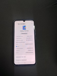 Б/в Мобільний телефон Samsung galaxy a34 5g sm-a346e 6/128gb 01-200986239
