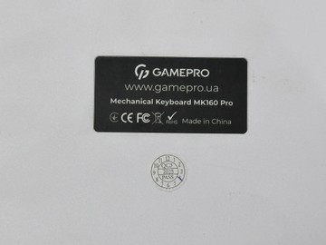 Б/в Клавіатура Gamepro mk160b 01-200986234