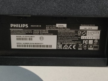 Б/у Монитор Philips 223v5l 01-200995220