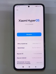 Б/в Мобільний телефон Xiaomi redmi note 14 6/128gb 01-201007206