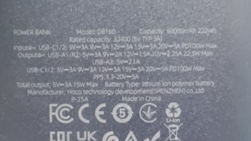 Б/в Повербанк Hoco db160 astrum 60000mah 01-201038795