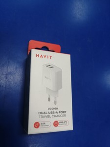 Б/у Зарядный блок Havit uc006b 2usb-a білий 01-201045392