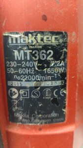 Б/в Фрезер Maktec mt 362 01-201049021