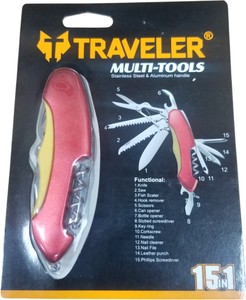 Б/в Мультитул Traveler 15in1 01-201090579
