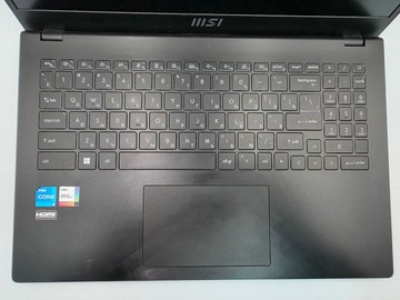 Б/в Ноутбук Msi 15/core i5-1235u ddr5/8gb ddr4/hdd *відсутній/ssd 512 gb/*інтегрована 01-201149949