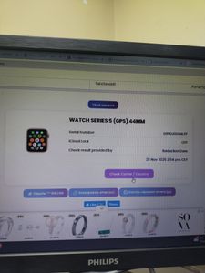 Б/у Смарт-часы Apple watch series 5 gps 44mm aluminium case 01-200802068