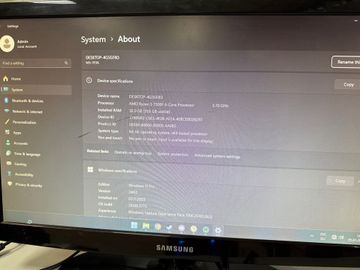 Б/в Системний блок Пк ryzen 5 7500f ram 32 ssd 1t video rtx 5060ti 8gb 01-200833608