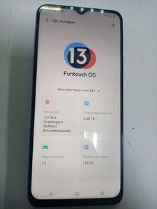 Б/у Мобильный телефон Vivo y31 4/128gb 01-200836543